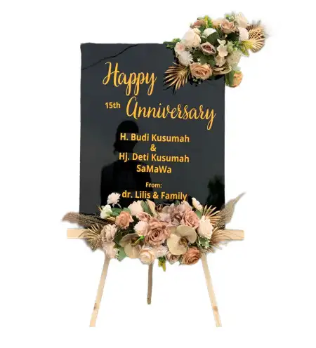 Papan Bunga Akrilik Akad Nikah Jakarta