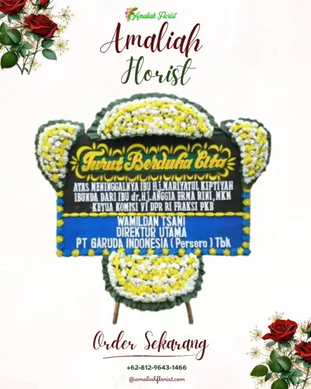 Papan Bunga Duka Akad Nikah Jakarta